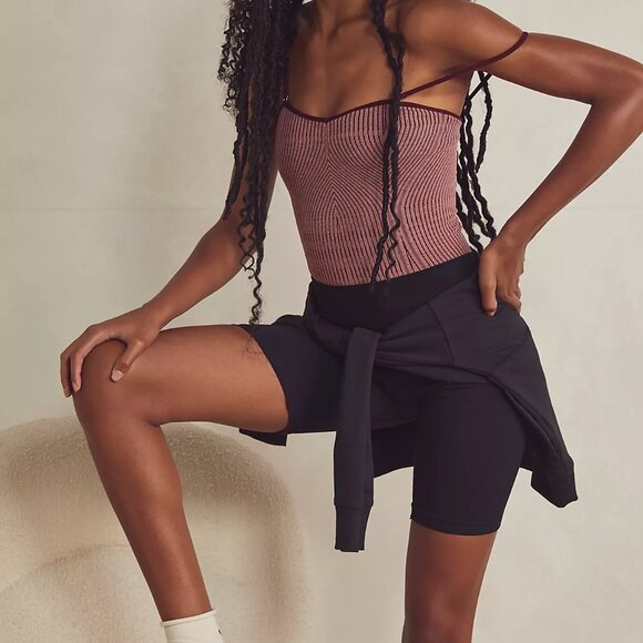 Free People Getaway Bodysuit Size M/L, Like New - Picture 2 of 6